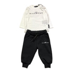 JOHN RICHMOND completo 2pz bicolore shirt-pantalone Bianco/nero per Neonato RIA25020CJ BIANCO/NERO JOHN RICHMOND 