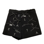 ELISABETTA FRANCHI short tinta unita cn fiocchi Nero per Bambina EFBE057 NERO ELISABETTA FRANCHI 