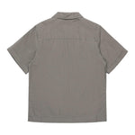 Diesel Camicia Mezza Manica Tinta Unita con Logo per Bambino J02224 GRIGIO DIESEL 