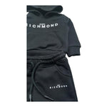 John Richmond Completo 2 Pezzi Felpa-Pantalone Tinta Unita per Neonato RIP26007CF NERO JOHN RICHMOND 
