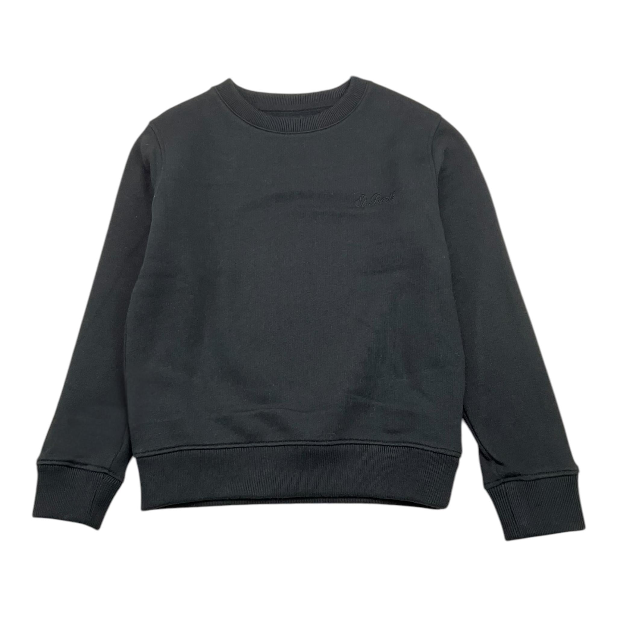 SAINT BARTH felpa girocollo tinta unita Nero per Bambino SB00 NERO SAINT BARTH 