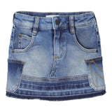 MARC JACOBS gonna in denim tinta unita con girovita regolabile Blu per Bambina W60368 BLU MARC JACOBS 