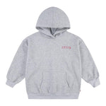 LEVI'S felpa tinta unita con cappuccio e stampa Grigio per Neonata 3EL076N GRIGIO LEVI'S 