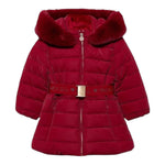 ABEL & LULA giubbino tinta unita con zip e cappuccio Rosso per Bambina 5839X ROSSO ABEL & LULA 