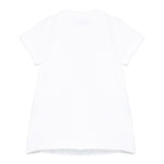 Moschino Abito Girocollo Tinta Unita con Stampa per Neonata MDV0C9 BIANCO MOSCHINO 