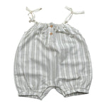 Lalalu' Pagliaccetto Tinta Unita con Fantasia A Righe per Neonato SLTL15P PANNA LALALU' 