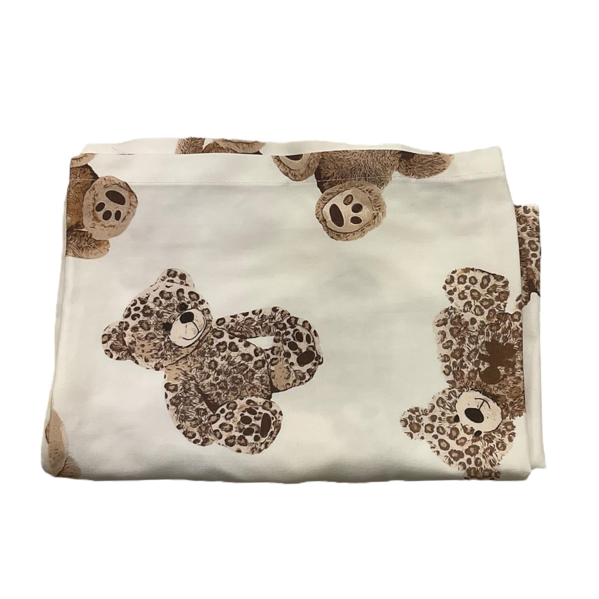 LE BEBE' coperta tinta unita con stampa orsi Bianco per Neonata LBG6190 BIANCO LE BEBE' 