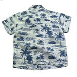 Saint Barth Camicia Mezza Manica Tinta Unita con Fantasia per Bambino 00860L BEIGE SAINT BARTH 