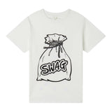 Stella Mccartney T-Shirt Girocollo Tinta Unita con Stampa E Applicazioni per Bambino TW8Q71 BIANCO STELLA McCARTNEY 