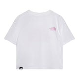 The North Face T-Shirt Girocollo tinta unita con Stampa Bianco per Bambina NF0A8DRQ9ZT BIANCO THE NORTH FACE 