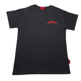 Propaganda T-Shirt Girocollo Tinta Unita Con Stampa Nero Per Bambino