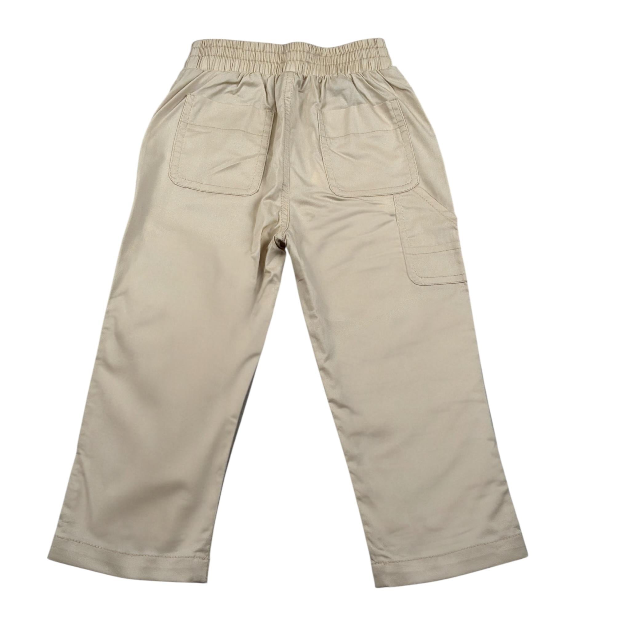 Iceberg Pantalone tinta unita con Elastico In Vita Beige per Neonato PTICE5108BNXX BEIGE ICEBERG 