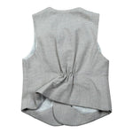 Emanuel Pris Gilet Tinta Unita con Microfantasia per Bambino EPC2088B BEIGE EMANUEL PRIS 