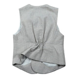 Emanuel Pris Gilet Tinta Unita con Microfantasia per Bambino EPC2088B BEIGE EMANUEL PRIS 