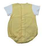 Calamaro Pagliaccetto Bicolore Mezza Manica per Neonato 32330 BIANCO/GIALLO CALAMARO 