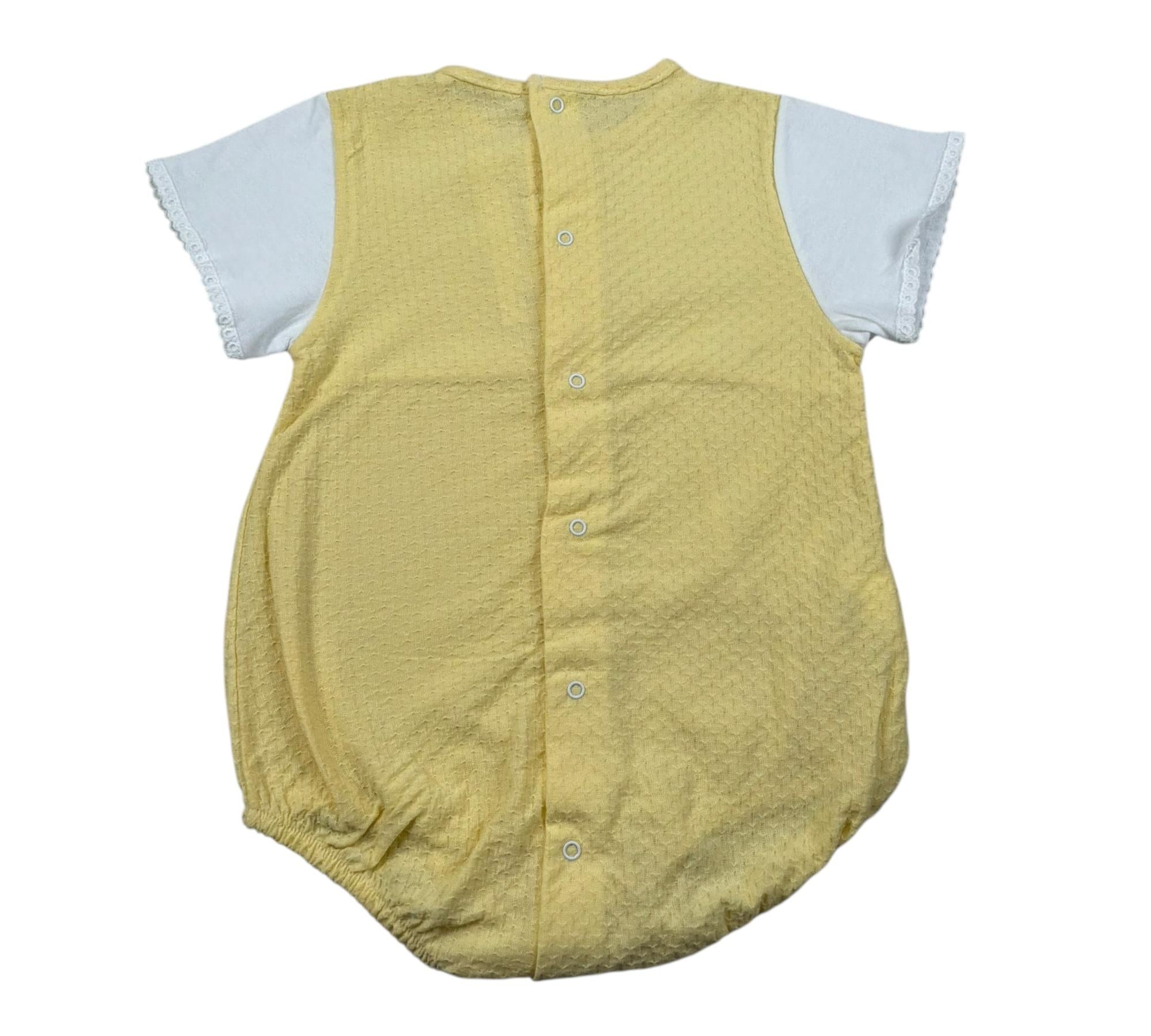 Calamaro Pagliaccetto Bicolore Mezza Manica per Neonato 32330 BIANCO/GIALLO CALAMARO 