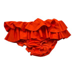 Mefui Costume Mutandina con Balza per Bambina FJ220051U ARANCIONE MEFUI 