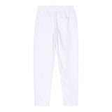 Golden Goose Pantalone Tuta Tinta Unita Cn Stelle In Contrasto Bianco Per Bambino