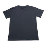 Cesare Paciotti T-Shirt Girocollo Tinta Unita Con Stampa Nero Per Bambino
