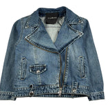 John Richmond Giubbino In Denim Tinta Unita per Bambina RGP26145GB BLU JOHN RICHMOND 