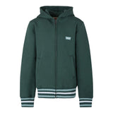 LEVI'S felpa con zip e cappuccio tinta unita con logo Verde per Bambino 8EL158 VERDE LEVI'S 