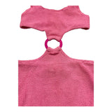 Saint Barth Abito Giromanica Tinta Unita per Bambina KIM ROSA SAINT BARTH 