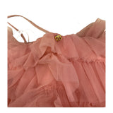 Pinko Abito Bretelline Tinta Unita In Tulle per Bambina KTA004 ROSA PINKO 