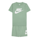 Nike Completo 2 Pezzi T-Shirt-Bermuda Tinta Unita per Bambino 86L596X VERDE NIKE 