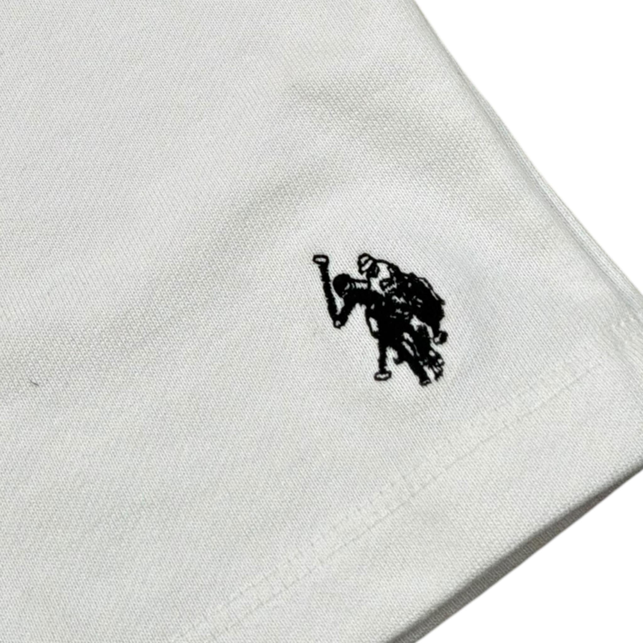 U.S. Pollo Assn Bermuda tinta unita In Tuta Bianco per Bambino 61366 BIANCO U.S. POLLO ASSN 