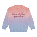 SAINT BARTH maglia girocollo tinta unita con stampa Rosa per Bambina JSS001X ROSA SAINT BARTH 