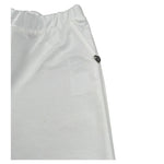 Please Pantalone Tinta Unita con Elastico In Vita per Bambina PE51172G73J PANNA PLEASE 