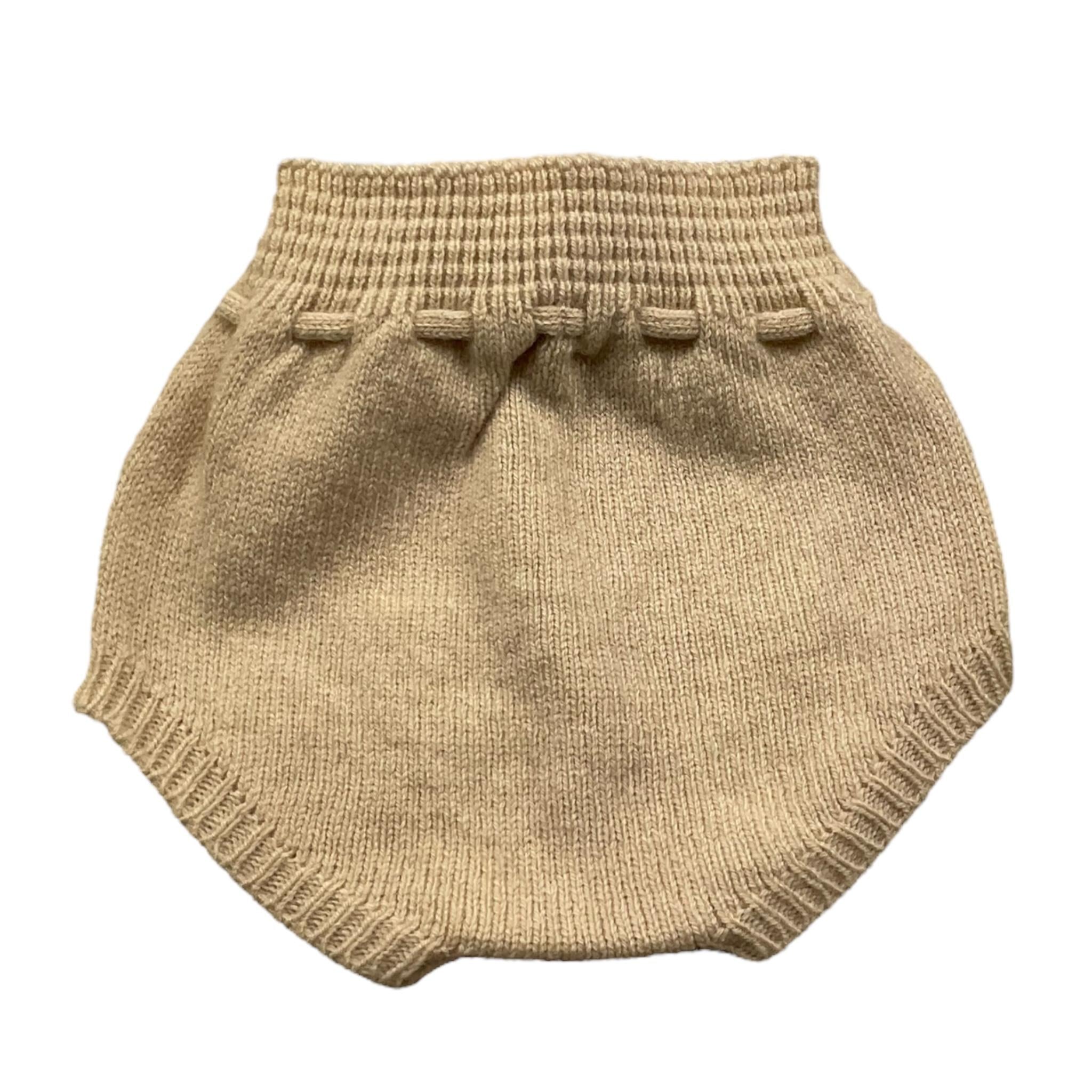 WEDOBLE culotte tinta unita con ricami Beige per Neonata I2410331 BEIGE WEDOBLE 