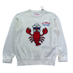 Saint Barth Maglia Tinta Unita con Stampa per Bambino 01040L BEIGE SAINT BARTH 