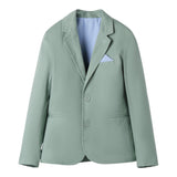 Sarabanda Giacca Tinta Unita con Bottoni per Bambino 0B665X VERDE ACQUA SARABANDA 