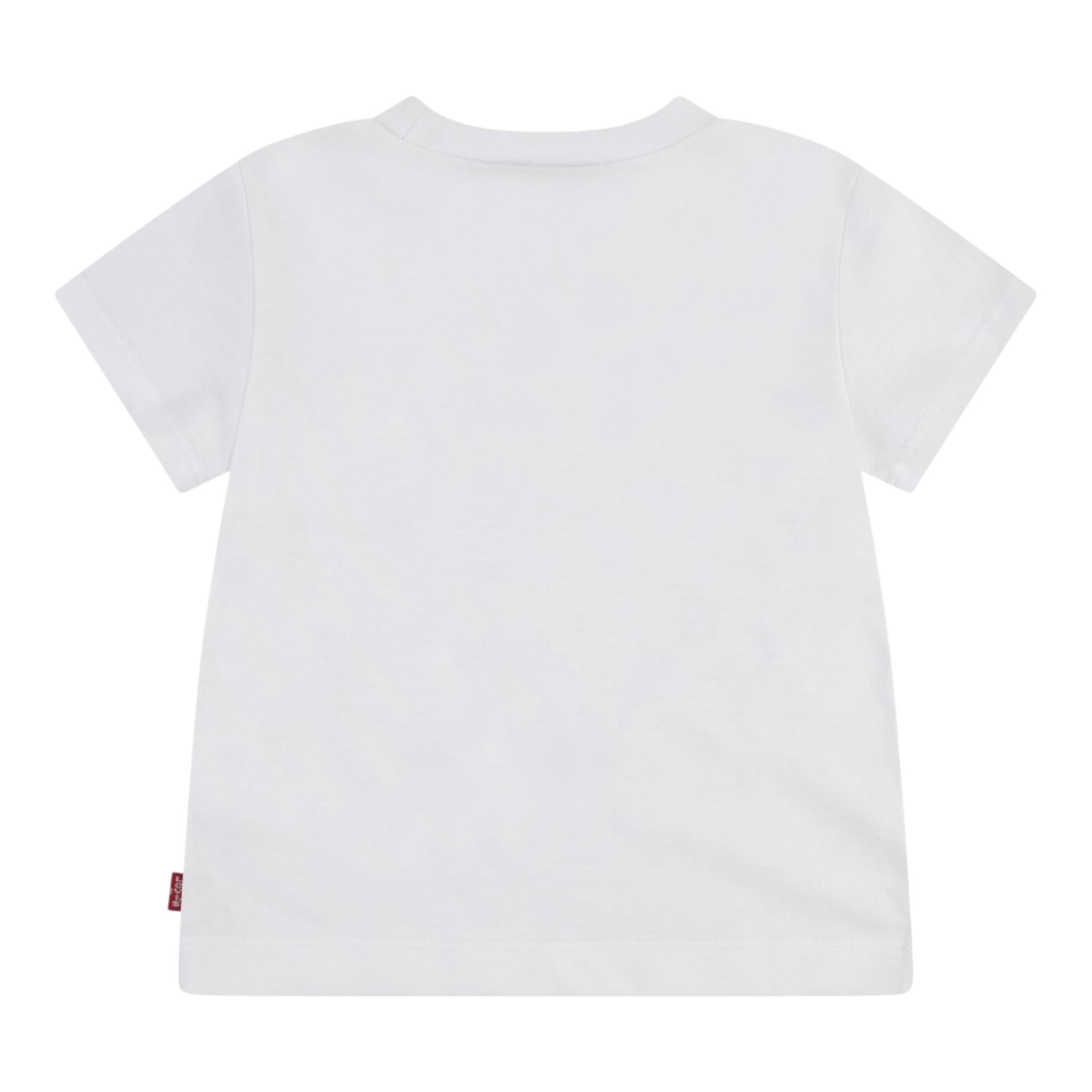Levi'S T-Shirt Girocollo Tinta Unita con Logo per Neonato 6EM318 BIANCO LEVI'S 