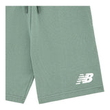 New Balance Bermuda Felpa Tinta Unita con Logo per Bambino LAKB0013 VERDE NEW BALANCE 