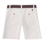 Ralph Lauren Bermuda Tinta Unita con Cintura per Neonato 322863960013N BIANCO RALPH LAUREN 