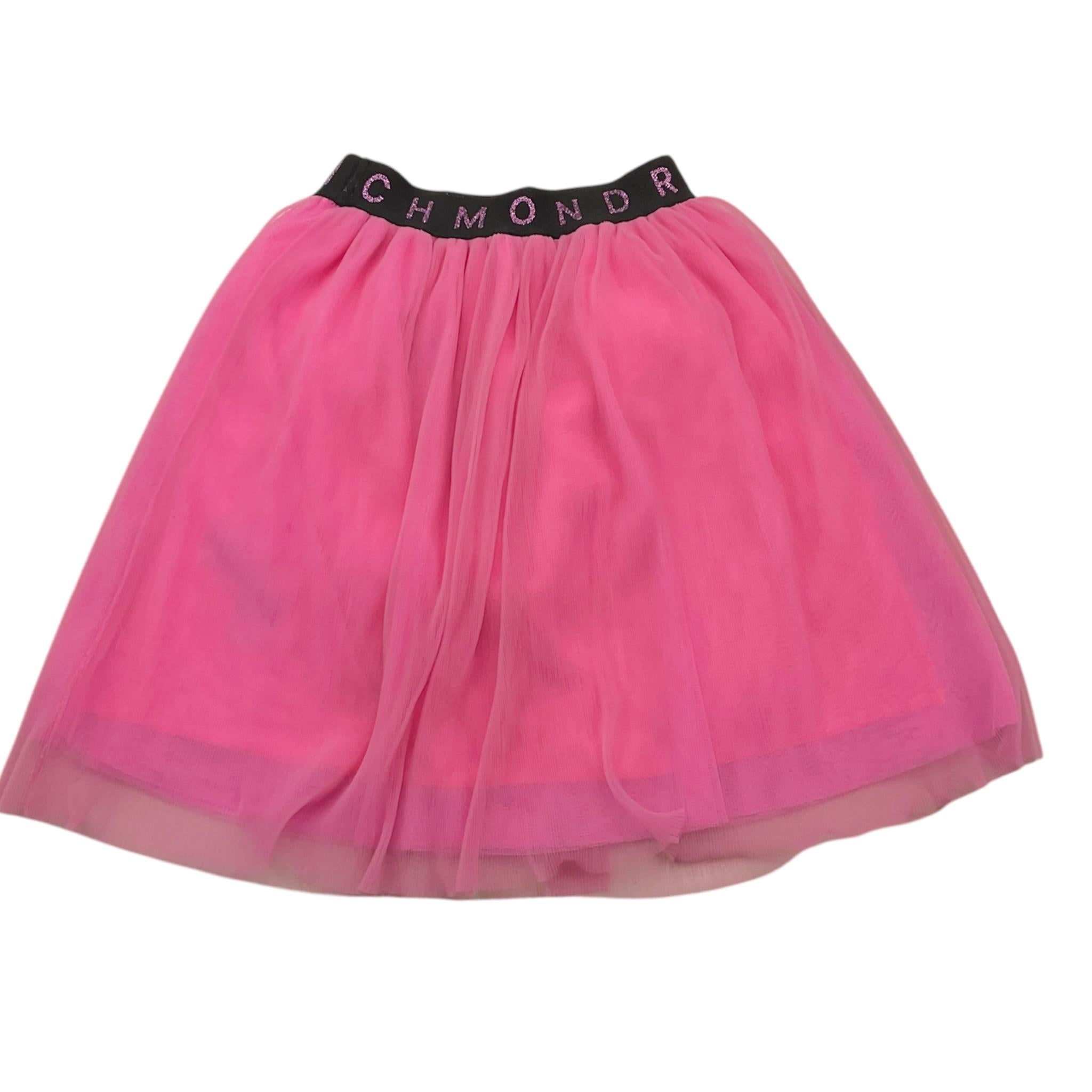 John Richmond Gonna tinta unita con Elastico In Vita Rosa per Neonata RGP24078GON ROSA JOHN RICHMOND 