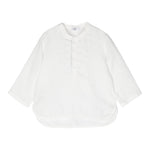 Il Gufo Camicia Manica Lunga Tinta Unita Collo Coreano per Bambino P25CL017L6006 BIANCO IL GUFO 