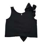 Patrizia Pepe Top Giromanica tinta unita Nero per Bambina 7C0245 NERO PATRIZIA PEPE 