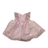 Ninnaoh Abito Tinta Unita con Stampa Fiori per Neonata E25AB70 BIANCO NINNAOH 