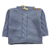 WEDOBLE maglia girocollo tinta unita con ricami Azzurro per Neonato I2404301 AZZURRO WEDOBLE 