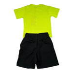Refrigiwear Completo 2 Pezzi T-Shirt - Bermuda Bicolore per Neonato R1102W25N VERDE REFRIGIWEAR 