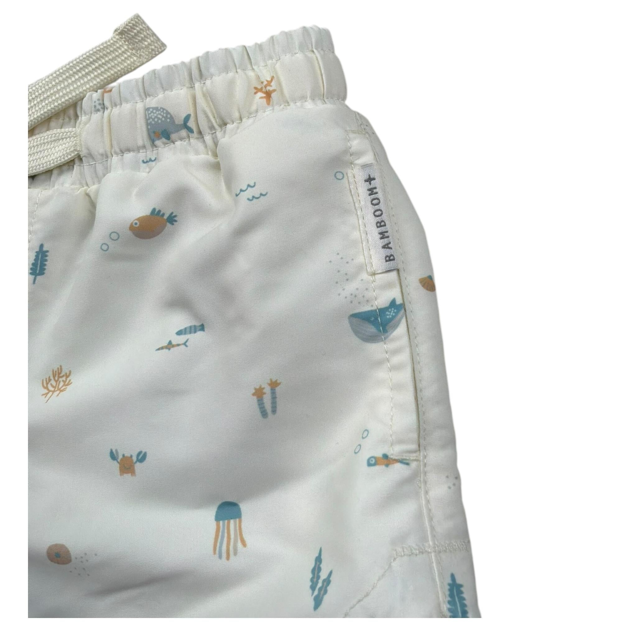 Bamboom+Babies Costume Tinta Unita con Stampe per Neonato CSTB PANNA BAMBOOM+BABIES 