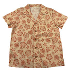 Zhoe & Tobiah Camicia Mezza Manica Tinta Unita Stampa Fantasia per Bambino WI1B BEIGE ZHOE & TOBIAH 