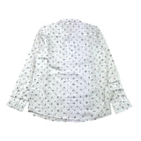Cesare Paciotti Camicia Tinta Unita con Stampa Bianco per Bambino