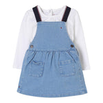 Tommy Hilfiger Completo 2 Pezzi Shirt-Abito per Neonata KN0KN01977 AZZURRO TOMMY HILFIGER 