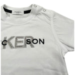 Jeckerson T-Shirt Girocollo Tinta Unita con Stampa per Neonato JN4028 BIANCO JECKERSON 