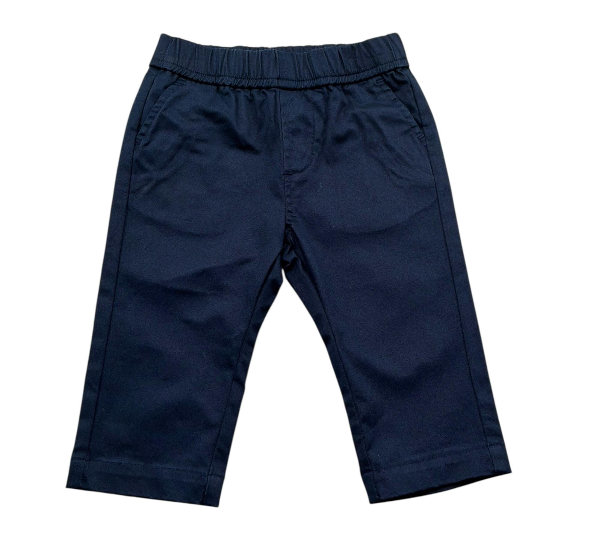 Trussardi Pantalone Tinta Unita con Elastico In Vita per Neonato TIP26148PA BLU TRUSSARDI 