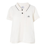 C.P. Company Polo Mezza Manica Tinta Unita per Neonato CNM000N PANNA C.P. COMPANY 